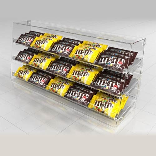 подставка для шоколадок из прозрачного оргстекла